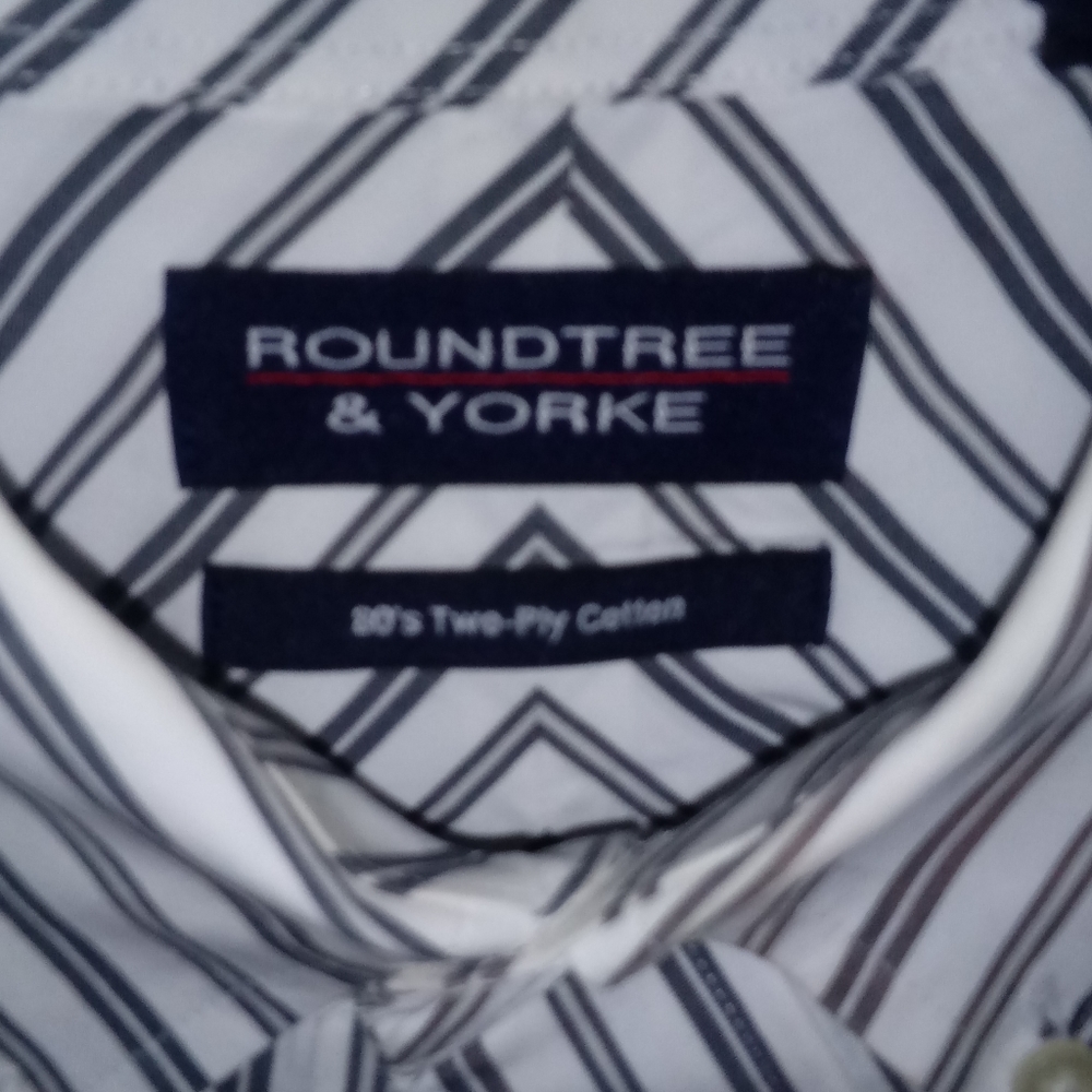 Mens striped botton down